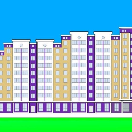 Однокомнатная квартира 42.6 кв.м. на 8 этаже по адресу улица Красноармейская, дом 37, кв. 70